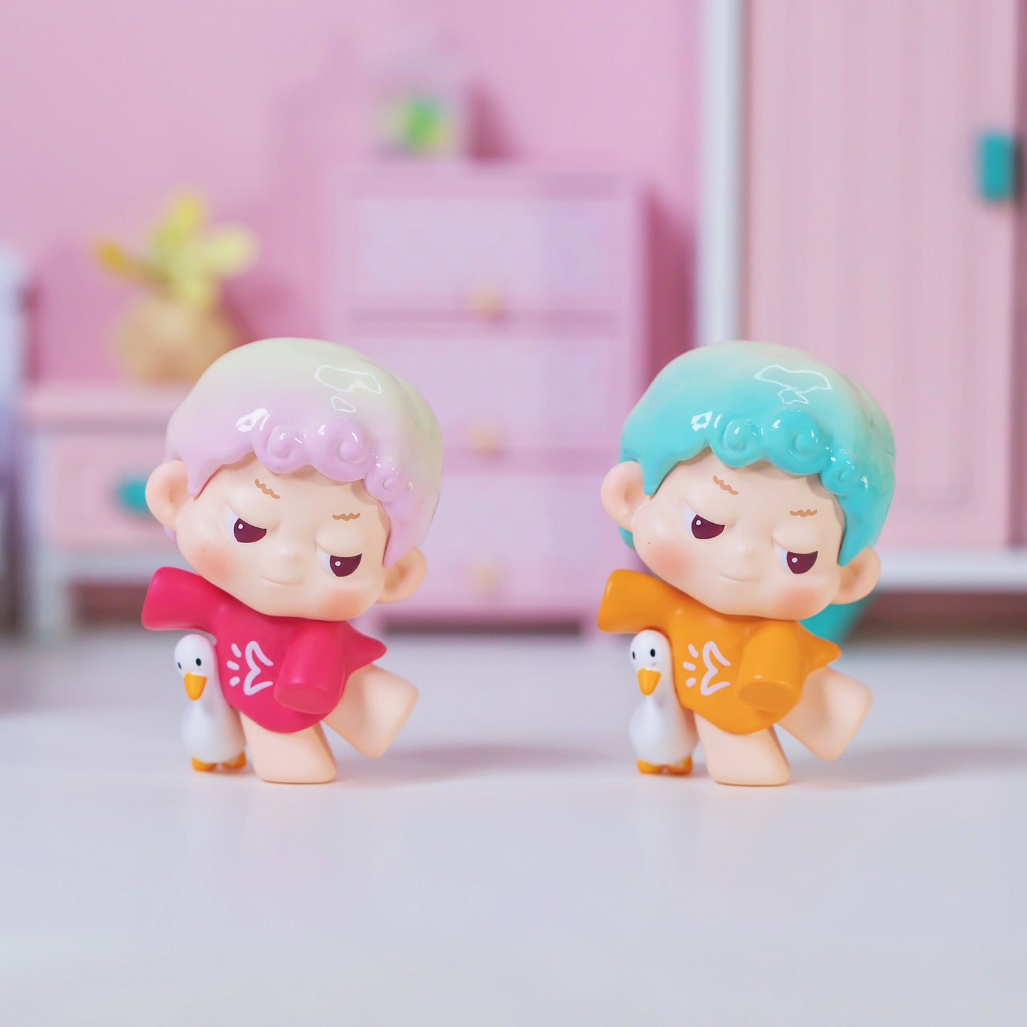 NIMOO GoodNight Party Mini Figurines Blind Box Gift Cute Desk Decor Dolls Collectible Toys Surprise Birthday Present