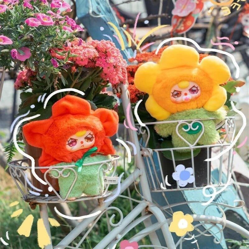 Baby Three Where Is Spring Series Mini Figurines Blind Box Gift Cute Desk Decor Dolls Collectible Toys Surprise Birthday Present