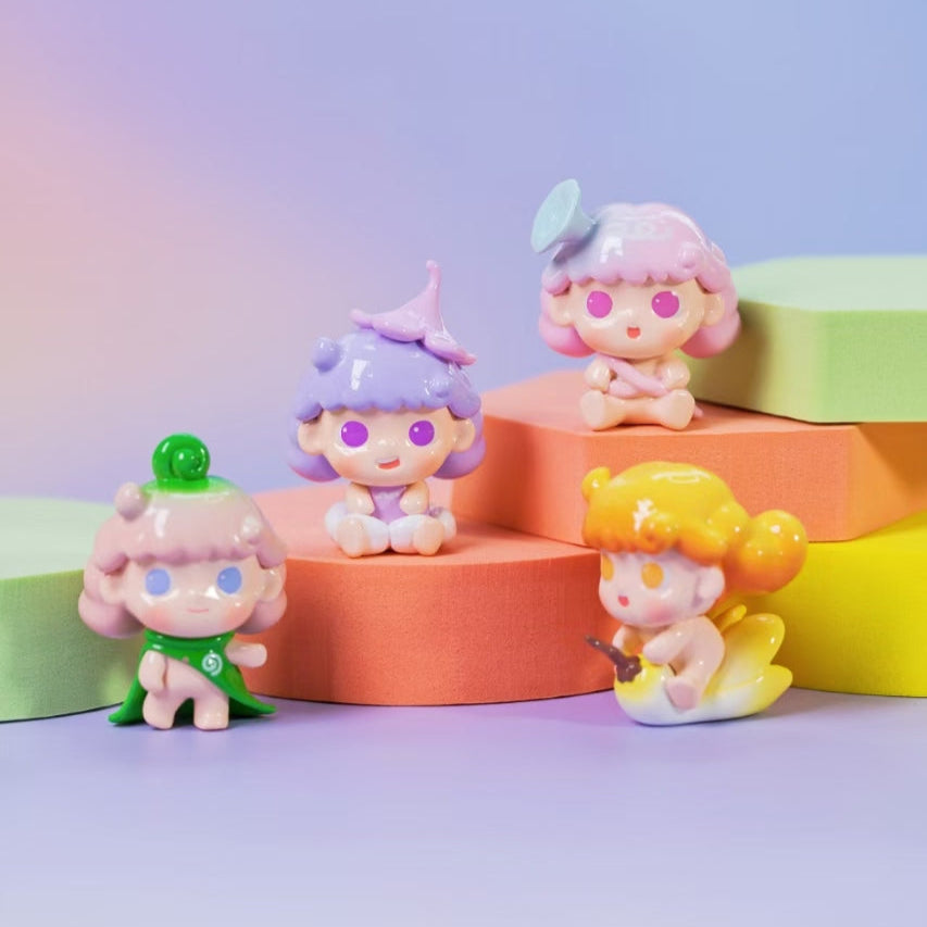 LATTA Flower Sprite Mini Figurines Blind Box Gift  Cute Desk Decor Dolls Collectible Toys Surprise Birthday Present
