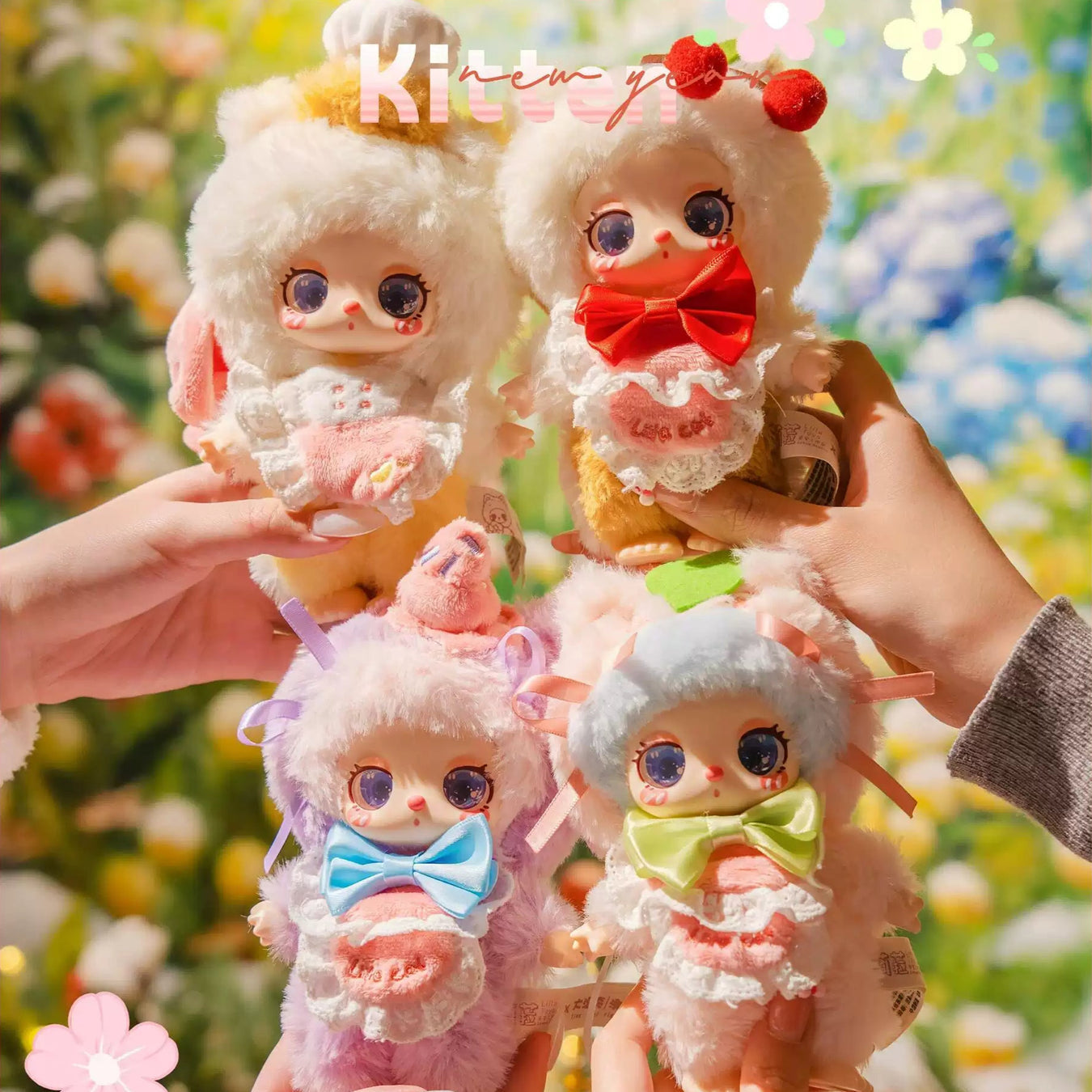 Liila's chef Kitten Mini Figurines Blind Box Gift Cute Desk Decor Dolls Collectible Toys Surprise Birthday Present