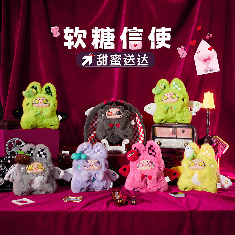 Spot Blind Box Fudge Messenger Mini Figurines Blind Box Gift Cute Desk Decor Dolls Collectible Toys Surprise Birthday Present